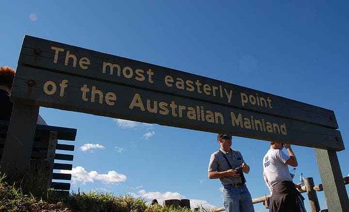 Il punto più ad est d'Australia